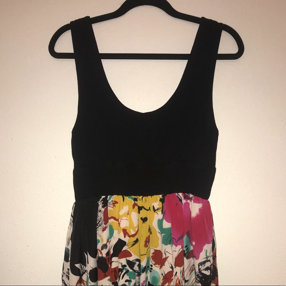 ArdenB dress black top floral skirt